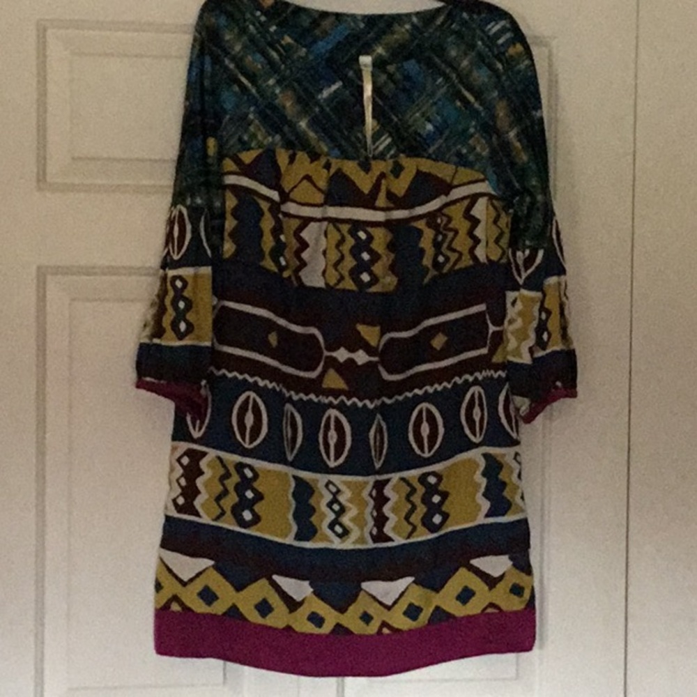 Silky tunic dress
